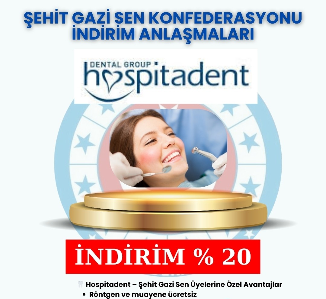 Üyelerimize Özel Hospitadent Diş Tedavilerinde İndirim!