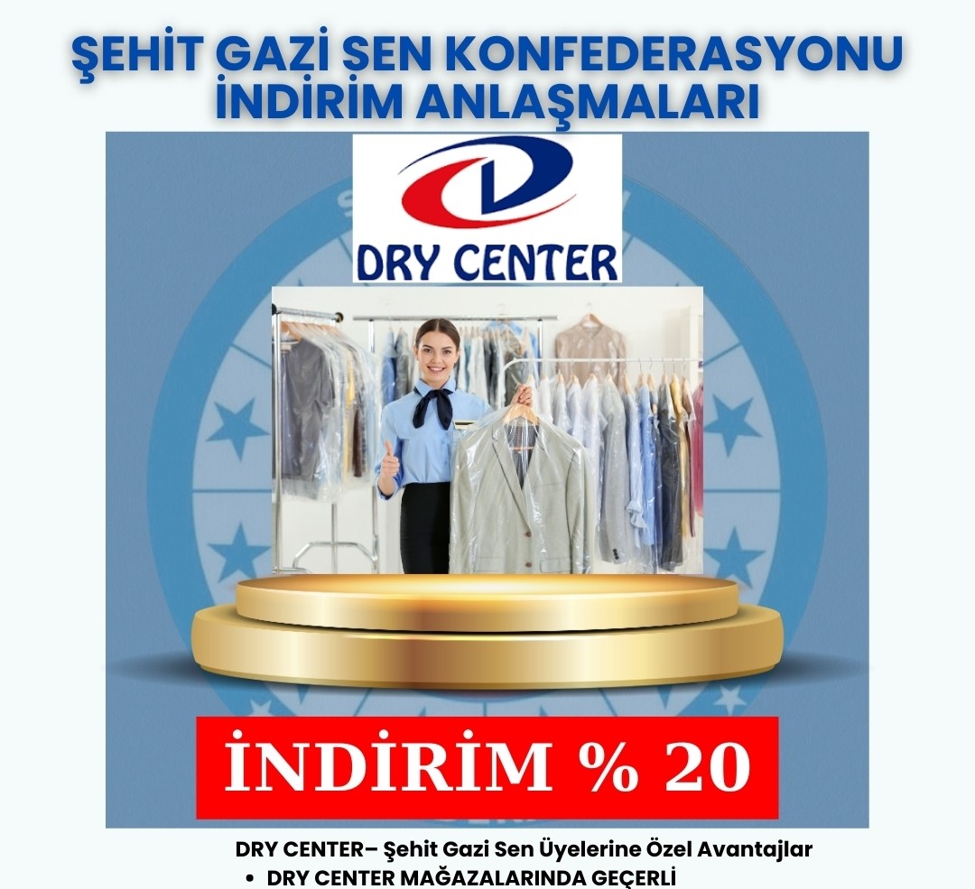 Üyelerimize Özel Dry Center Mağazalarında İndirim Anlaşması