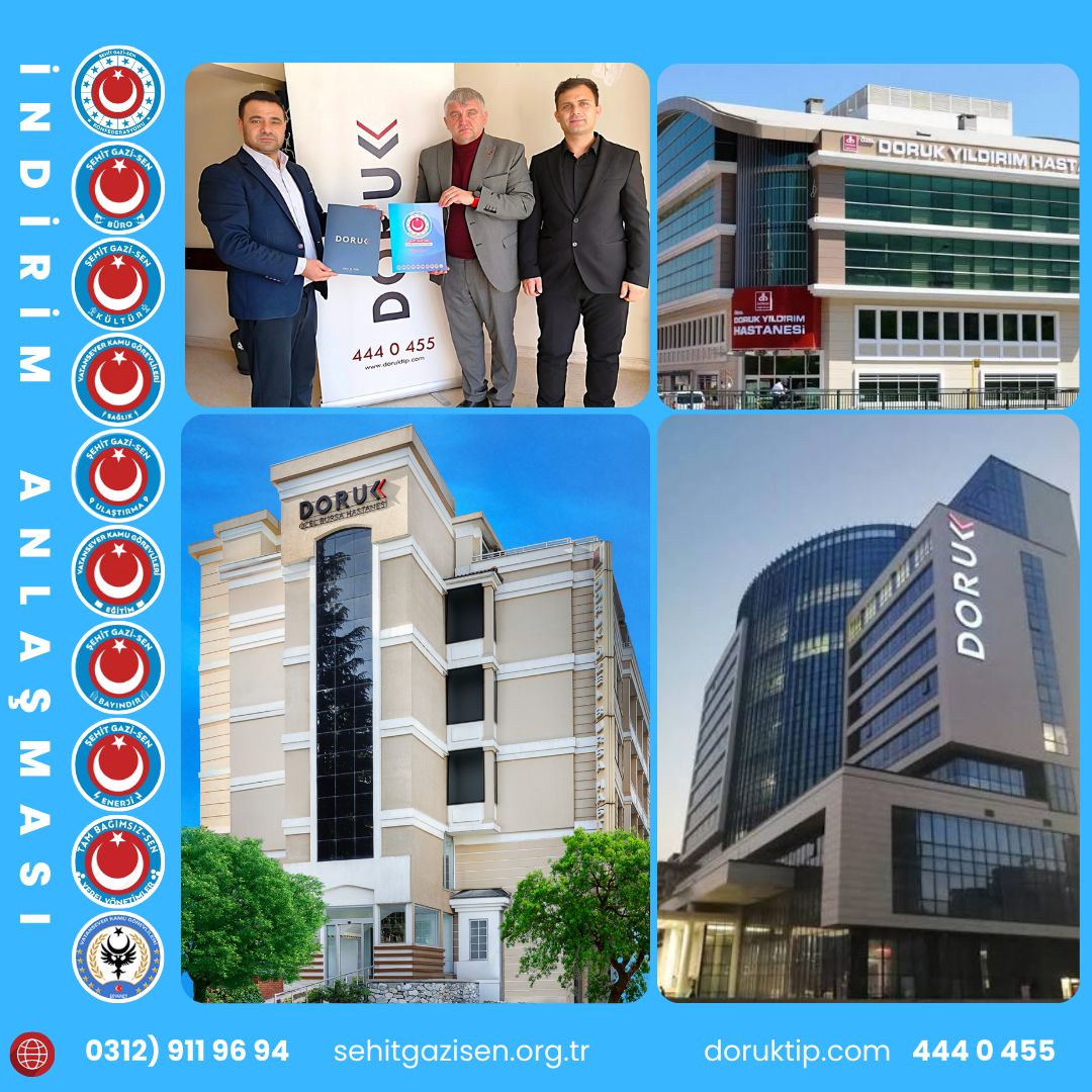 Şehit Gazi Sen Konfederasyonu Ve Doruk Tıp Hastaneleri Arasında İndirim Protokolü