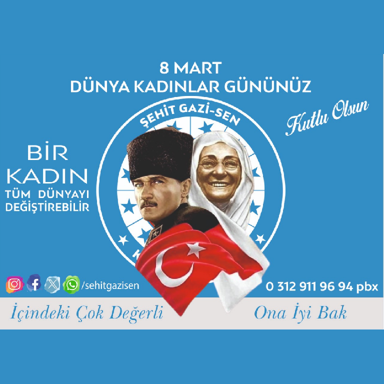 Tüm Kadınların 8 Mart Dünya Kadınlar Günü Kutlu Olsun!
