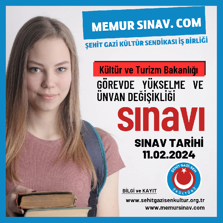 Şehit Gazi-Sen Sendikası ile www.memursinav.com anlaşmaya varmıştır.
